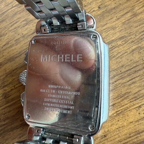 Michele Deco Diamond Watch – Stainless Steel - Picture 7 of 10